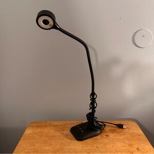 USB Black Webcam With Adjustable Neck